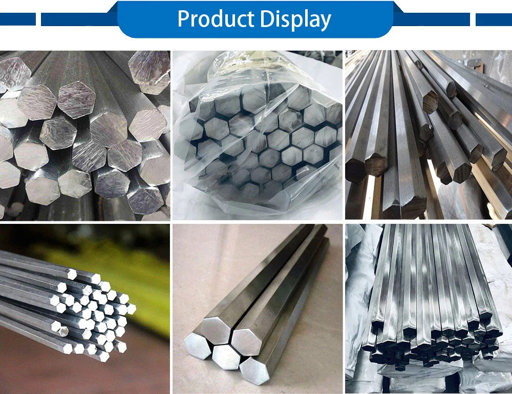ASTM A276 Kalt gezogene 321 Hexbar aus Edelstahl SUS321 Sechseckeglied S15.88 0