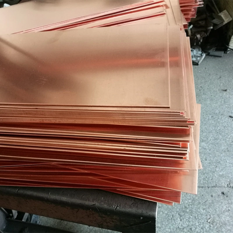 Rotes Kupfer-Rundstäbe-Stab mit hoher Reinheit 99,9% Material/ ASTM C1100 Vollhartes Kupfer-T2-Stab 4
