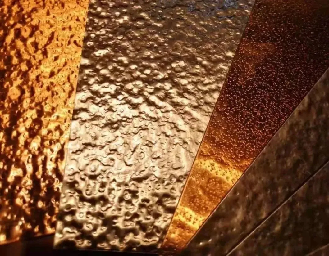 Verkleidung aus Stahlblech aus Metall und Edelstahl für Wand- oder Deckenplatten 5